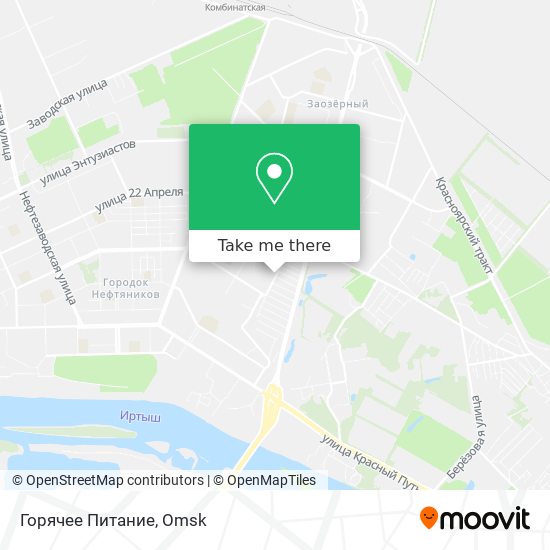 Горячее Питание map