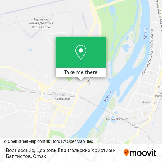 Вознесение, Церковь Евангельских Христиан-Баптистов map