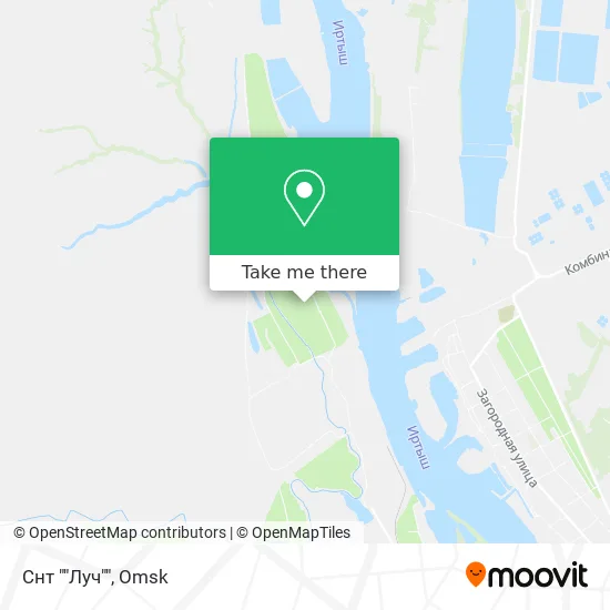 Снт ""Луч"" map