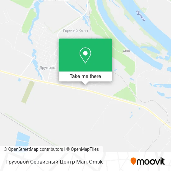 Грузовой Сервисный Центр Man map