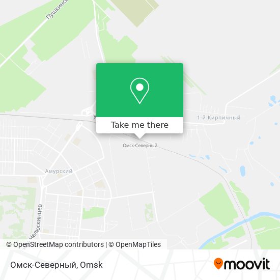 Омск-Северный map