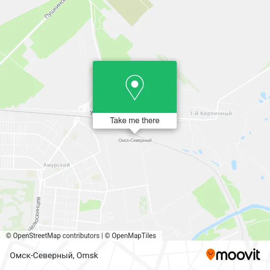 Омск-Северный map