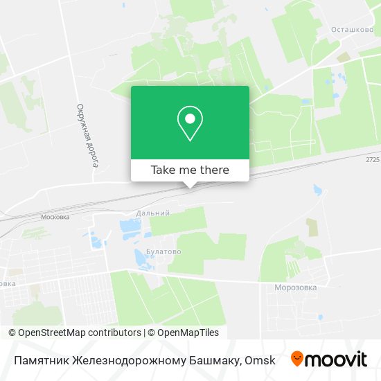Памятник Железнодорожному Башмаку map