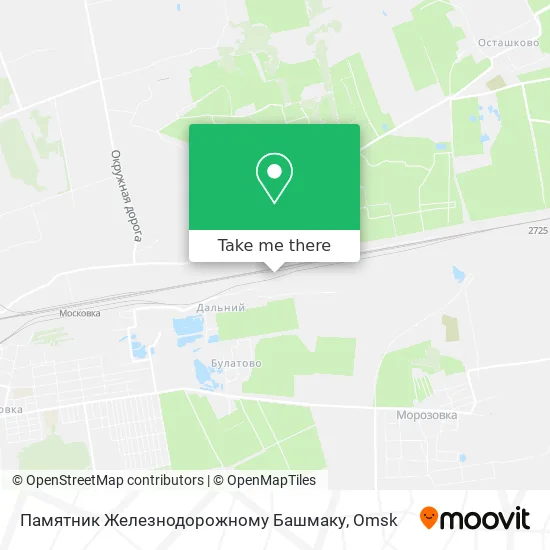 Памятник Железнодорожному Башмаку map