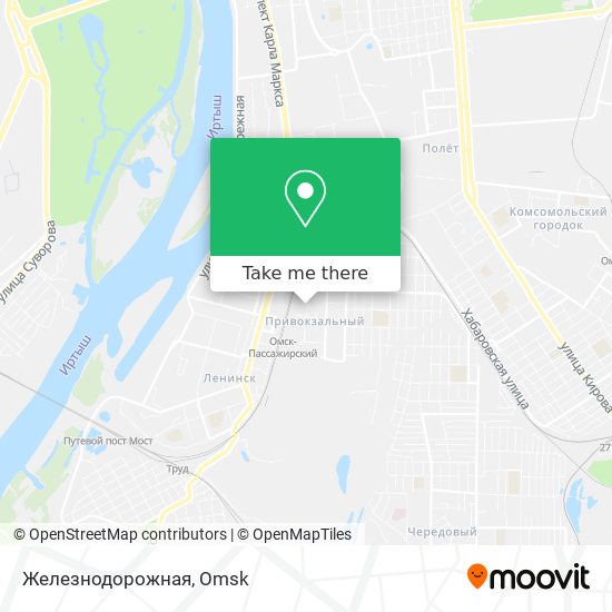 Железнодорожная map