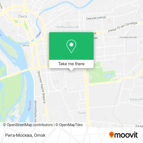 Рига-Москва map