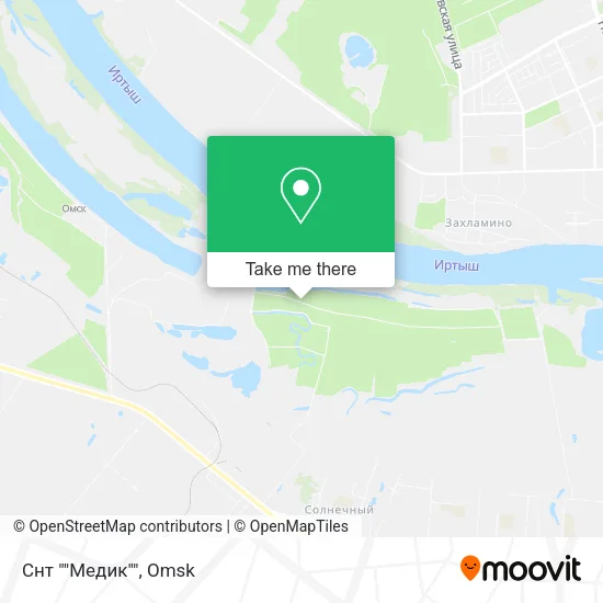 Снт ""Медик"" map