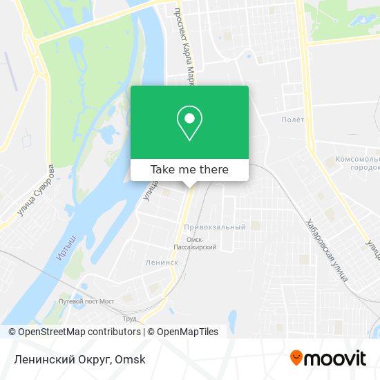 Ленинский Округ map