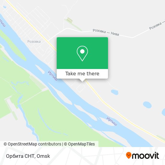 Орбита СНТ map