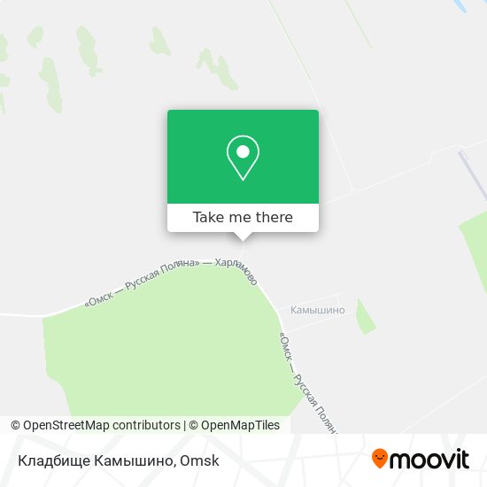 Кладбище Камышино map