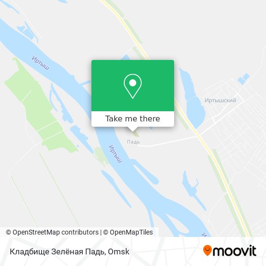 Кладбище Зелёная Падь map