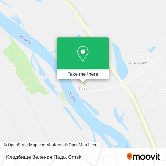 Кладбище Зелёная Падь map