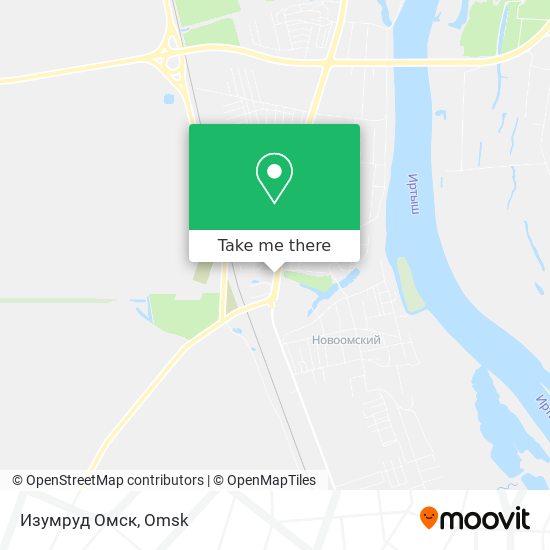 Изумруд Омск map