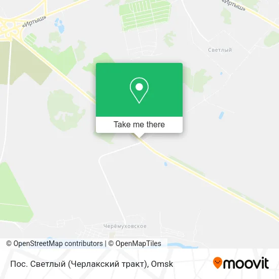 Пос. Светлый (Черлакский тракт) map