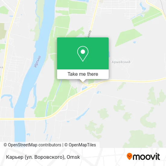 Карьер (ул. Воровского) map