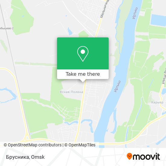 Брусника map