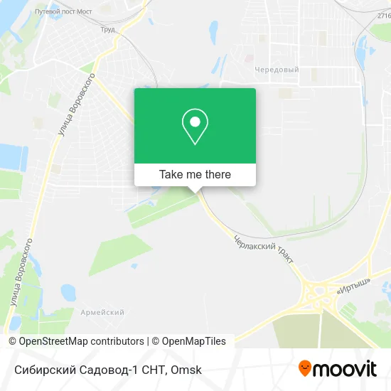 Сибирский Садовод-1 СНТ map