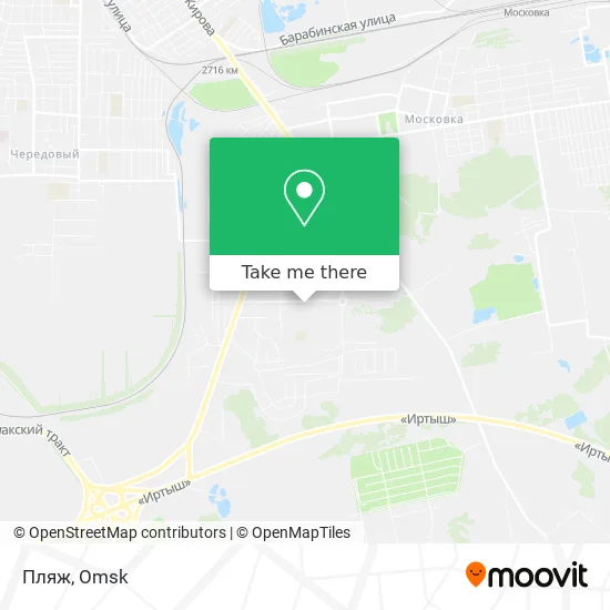 Пляж map