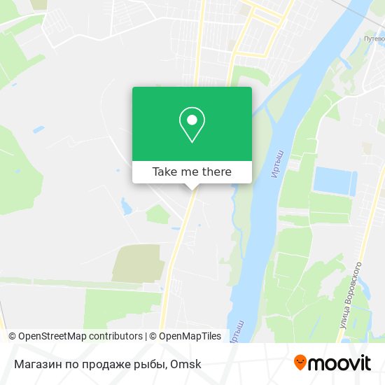 Магазин по продаже рыбы map