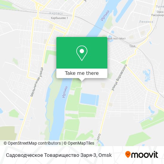 Садоводческое Товарищество Заря-3 map