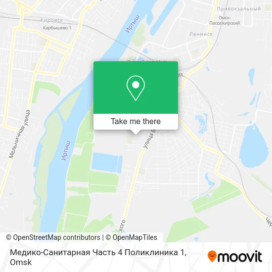 Медико-Санитарная Часть 4 Поликлиника 1 map