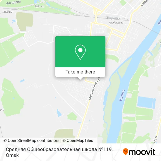 Средняя Общеобразовательная школа №119 map