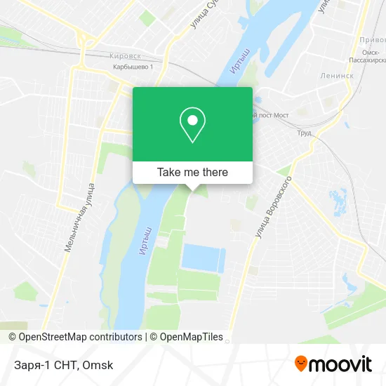 Заря-1 СНТ map