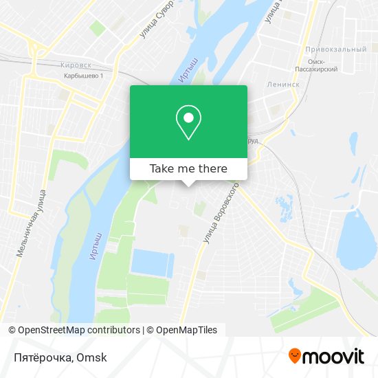 Пятёрочка map