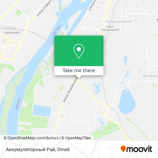 Аккумуляторный Рай map