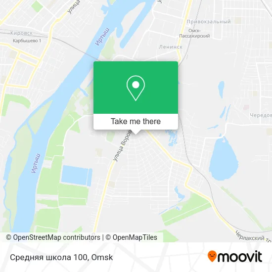 Средняя школа 100 map