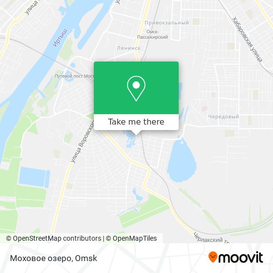Моховое озеро map