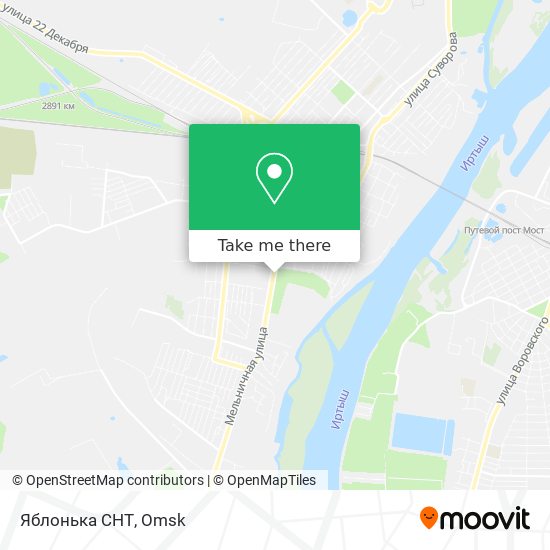Яблонька СНТ map