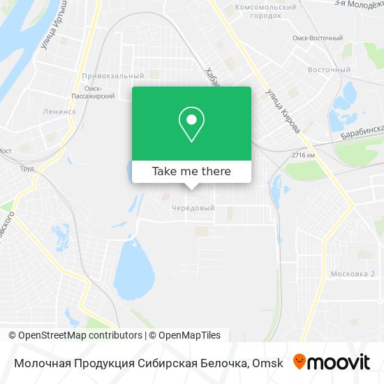 Молочная Продукция Сибирская Белочка map