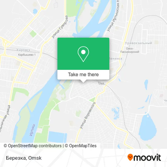 Березка map