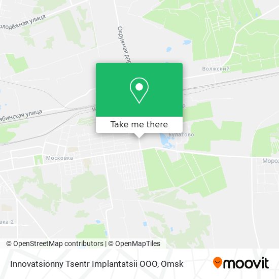 Innovatsionny Tsentr Implantatsii OOO map