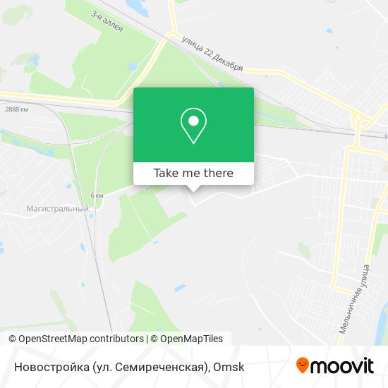 Новостройка (ул. Семиреченская) map