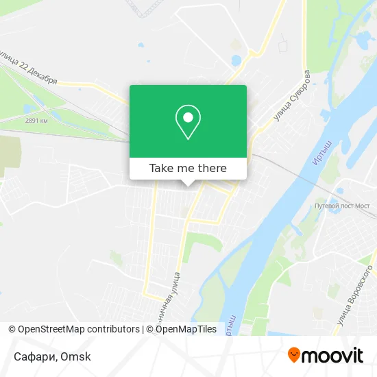 Сафари map