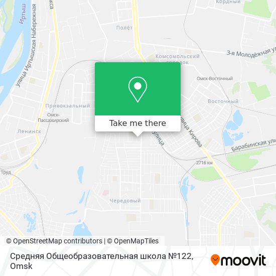 Средняя Общеобразовательная школа №122 map