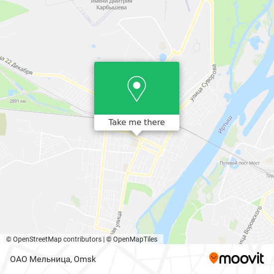 ОАО Мельница map