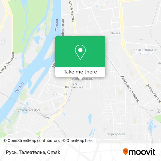 Русь, Телеателье map