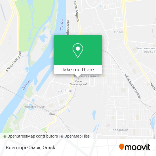 Военторг-Омск map