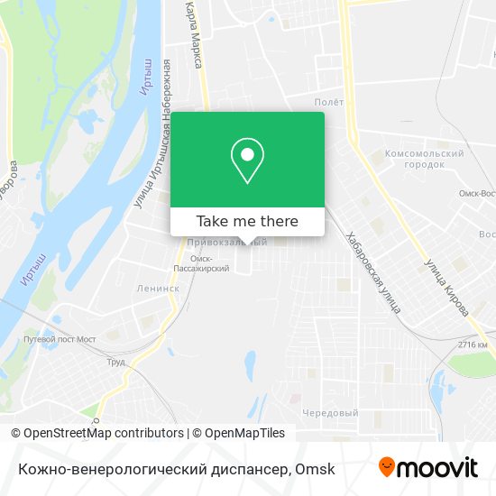 Кожно-венерологический диспансер map