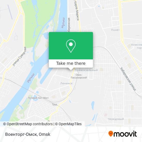Военторг-Омск map