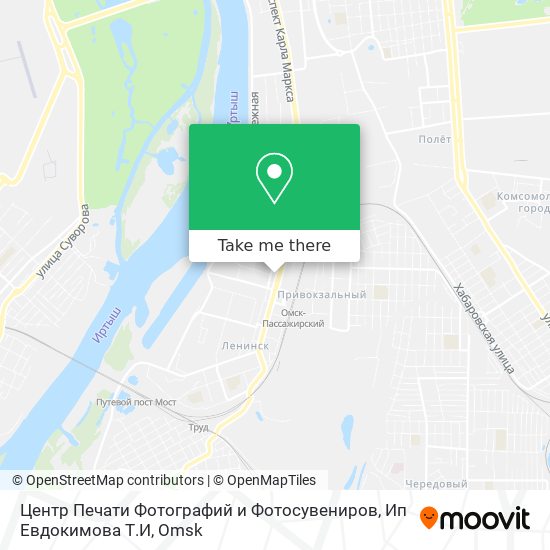 Центр Печати Фотографий и Фотосувениров, Ип Евдокимова Т.И map