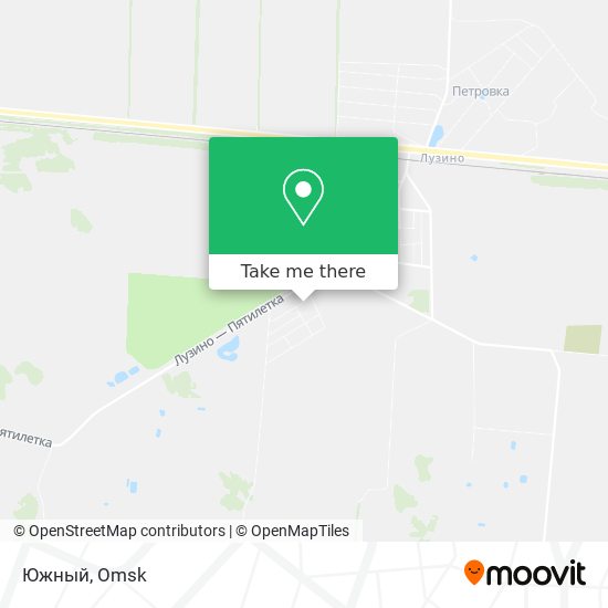 Южный map