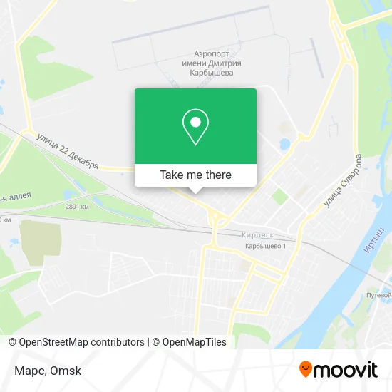 Марс map