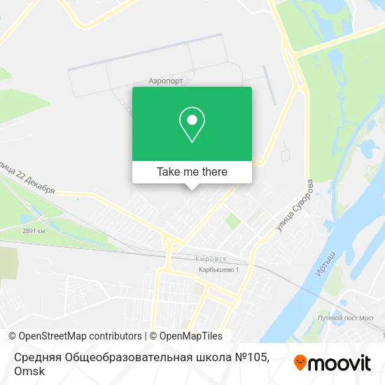 Средняя Общеобразовательная школа №105 map