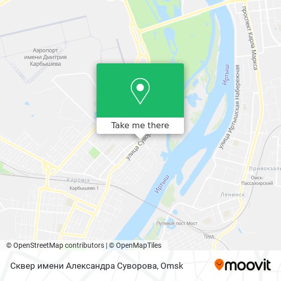 Сквер имени Александра Суворова map