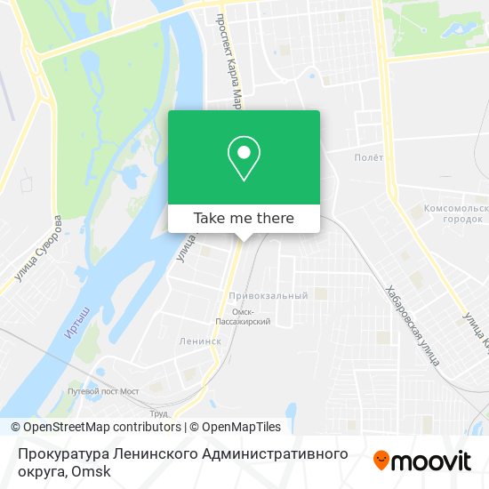 Прокуратура Ленинского Административного округа map
