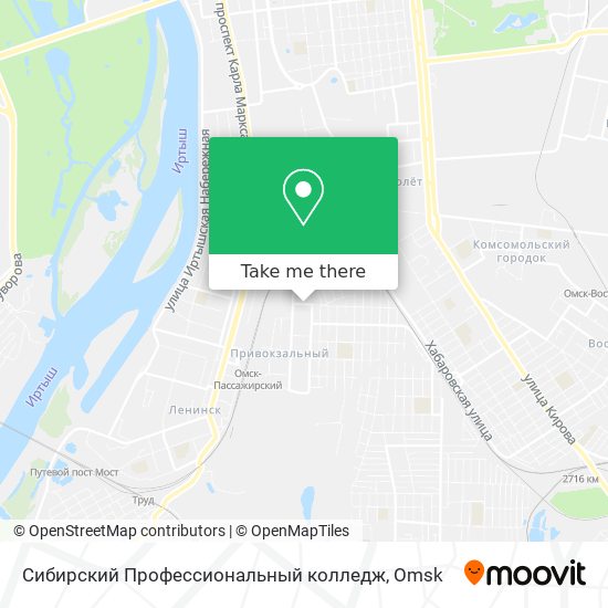 Сибирский Профессиональный колледж map